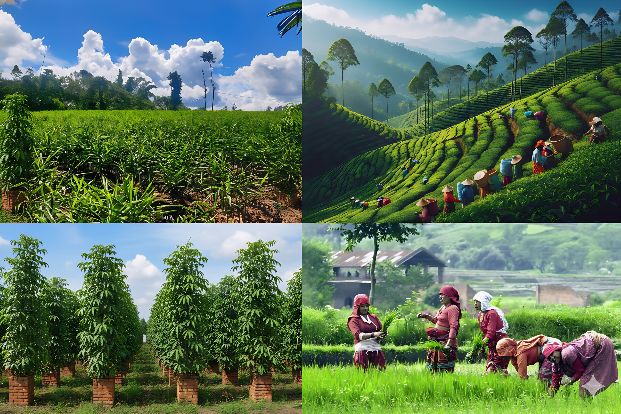 High range spice plantations around Kattappana